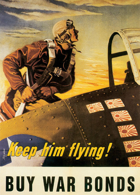 (image for) War Bonds Keep Him Flying